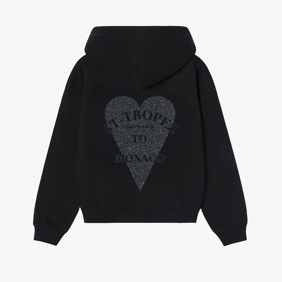 HOODIE GLITTER BLACK